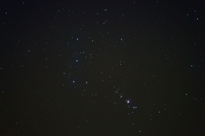オリオン三ツ星とオリオン大星雲(M42) その2